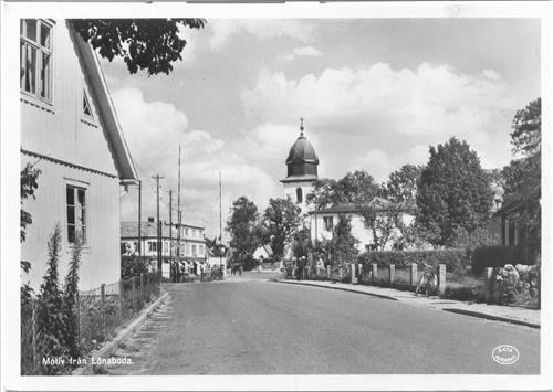 100. Mot centrum ca 1950