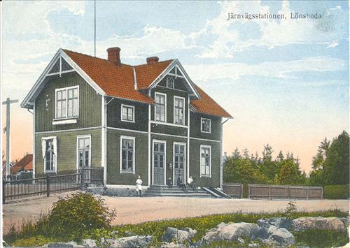 13. Järnvägsstationen 1925