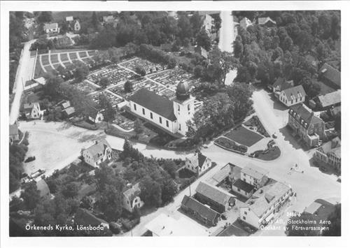 157. Kyrkan och centrum 1955