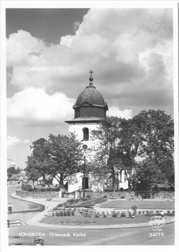 36. Torget framför kyrkan 1950-tal