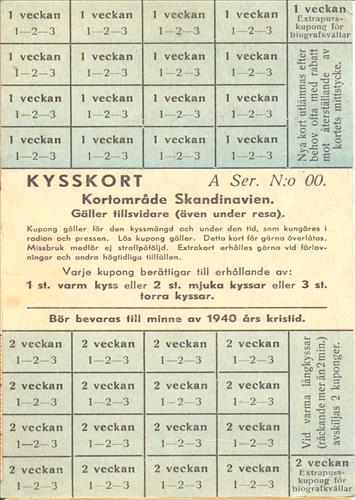 2. Kysskort Skandinavien