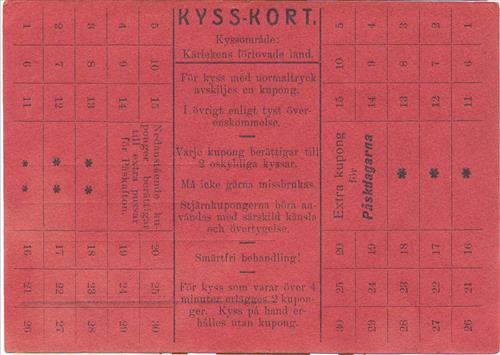 8. Kysskort