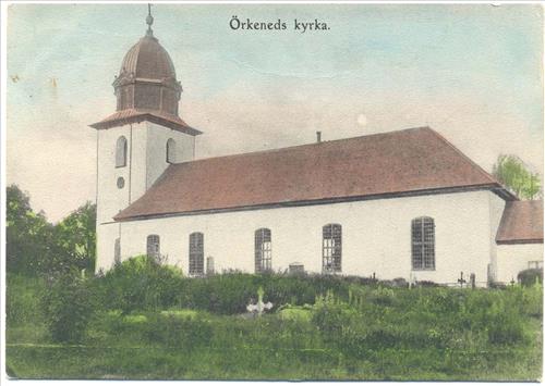 219. Örkeneds kyrka 1910