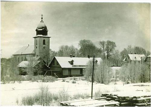 232. Carlessons och kyrkan vintertid